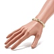 Natürliches Prehnit-Perlen-Stretch-Armband für Kinder BJEW-JB07031-11-3