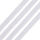 マウスカバーイヤーループ用の平らなゴムバンド  マスクゴムひも弾性コード  DIY使い捨てマスク材料  ホワイト  1/8インチ  3mm  約200ヤード/ロール（600フィート/ロール） JX001A-01-2