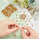 DICOSMETIC 300Pcs Golden Multi-Petal Flower Cap Flower End Cap Spacers Cup Shape Spacer Beads Hollow Flower Bead Caps Stainless Steel Jewelry Bead Caps for Jewelry Making STAS-DC0012-15-3