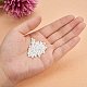 Blanco 8/0 diámetro 3mm perlas de vidrio de semillas redondas pony grano flojo para la fabricación de joyas de 2.8~3.2 mm SEED-PH0005-06-4