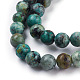 Brins de perles turquoises africaines naturelles (jaspe) X-TURQ-G037-8mm-3