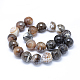 Chapelets de perles en agate naturelle à facettes G-F559-02-18mm-11-2