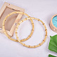 CHGCRAFT 4Pcs Round Natural Crafting Bamboo Bag Handles Replacement for Handmade Bags Craft Handbags Purse Handles FIND-PH0015-32-4