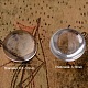Cabochons en verre transparent pandahall élite GGLA-PH0001-04C-B-4