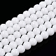 Opaque Solid Color Glass Beads Strands GLAA-T032-P4mm-02-1