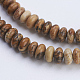 Chapelets de perles en jaspe avec images naturelles G-P354-04-4x2mm-3