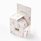 DIYスクラップブック装飾紙テープ  マスキングテープ  紙箱付き  カラフル  30mm  5 m /ロール  1ロール/箱 DIY-F017-D04-3