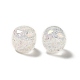 Placage uv perles acryliques craquelées irisées arc-en-ciel PACR-M002-04D-2