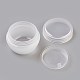 20g PP Plastic Portable Mushroom Cream Jar MRMJ-WH0023-01C-3