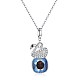 925 Sterling Silver Pendant Necklaces NJEW-BB30744-G-1