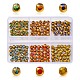 Fili di perline di vetro placcato 180 pz 6 colori EGLA-YW0001-55-1