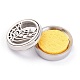 304 Stainless Steel Magnetic Diffuser Locket Aromatherapy Essential Oil Buckle AJEW-M027-08P-5