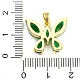 Brass Pave Cubic Zirconia Pendants KK-Q794-01A-G-3