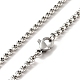 201 прямоугольное ожерелье из нержавеющей стали с подвеской в виде созвездий для женщин NJEW-G015-01L-4