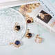 Cheriswelry 5 piezas 5 colgantes de piedras preciosas naturales de estilo G-CW0001-04-5