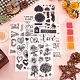 GLOBLELAND 6 Sheets Valentine's Day Bouquet Silicone Clear Stamps Transparent Stamps for Birthday Easter Holiday Cards Making DIY Scrapbooking Photo Album Decoration Paper Craft DIY-GL0002-78B-4
