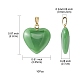 Imitation Jade Glass Pendants GLAA-YW0003-01A-3