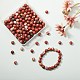 200pcs perle de jaspe rouge naturel G-CJ0001-59-5