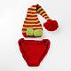Costume de bonnet de bébé en crochet AJEW-R030-63-1