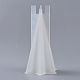 Diy moldes de plástico de vela de aromaterapia piramidal de seis lados DIY-F048-05-1