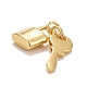 Rack Plating Real 18K Gold Plated Brass Pendants KK-E275-03G-2