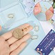 4 шт. застежки из латуни с микропаве KK-SC0005-73-3