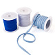 Cordón elástico de poliéster plano de 3 colores EC-TA0001-04-3