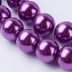 Chapelets de perles en verre nacré HYC002-3