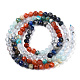 Natural & Synthetic Mixed Gemstone Beads Strands G-D080-A01-01-06-2