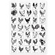 GLOBLELAND Farm Chicken Clear Stamps for Card Making Decorative Breed of Chicken Rooster Hen Transparent Silicone Stamps for DIY Scrapbooking Supplies Embossing Paper Card Album Decoration Craft DIY-WH0296-0012-8