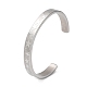 304 bracelet manchette étoile en acier inoxydable BJEW-F464-P-02-2