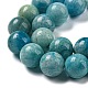 Natural Gemstone Hemimorphite Round Beads Strands G-L145-14mm-01-5