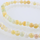 Chapelets de perles rondes en pierre d'agate naturelle G-E231-07-1