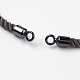Nylon Twisted Cord Bracelet Making MAK-K006-05B-2