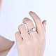 Палец кольца модный латунные RJEW-BB26886-9-2