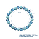 Perles synthétiques turquoise étirer bracelets BJEW-JB05003-01-5