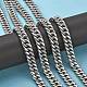 201 Stainless Steel Double Link Chains CHS-A003E-3.0mm-3