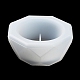 Moldes de copa de vela de silicona diy octágono facetado DIY-P078-07-5