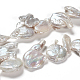 Fili di perle di keshi di perle barocche naturali PEAR-T001-04-5