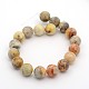 Natural Crazy Agate Round Bead Strands G-M272-03-6mm-2