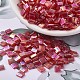 Nbeads environ 150 pièce de perles tila rouges transparentes SEED-NB0001-92B-8
