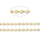 Звено цепи с эмалью из золотой латуни CHC-H103-06F-G-2