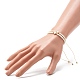 Ensemble de bracelets de perles tressées en fil de nylon réglable BJEW-JB06450-6