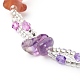 Glass Round Seed Beads Multi-strand Bracelet for Teen Girl Women X1-BJEW-TA00018-4