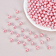 Ph pandahall 200 piezas 8 mm perlas de vidrio rosa perlas de brillo satinado perla artesanal teñidas ecológicas redondas espaciadoras sueltas para san valentín boda pendiente pulsera collar fabricación de joyas HY-PH0001-20-2