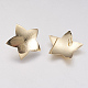 Brass Stud Earring Findings KK-F731-03G-3