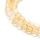Chapelets de perles de citrine naturelle G-P457-B01-05-2