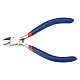 PandaHall Elite 1pc 316 Stainless Steel Pliers Wire Cutters Jewellery Making Tool Blue TOOL-PH0001-01C-1