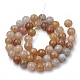 Chapelets de perles en quartz de rutile naturel G-S337-8mm-01-2