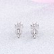 925 Sterling Silber Ohrstecker EJEW-BB43878-B-2